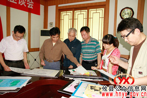 市湖湘文化交流协会考察攸县人口杯校园漫画大赛成果