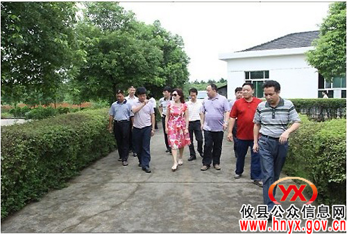 省民政厅副厅长唐白玉一行来攸县视察指导工作