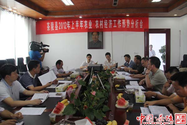 我县召开2012年上半年农业农村经济工作形势分析会