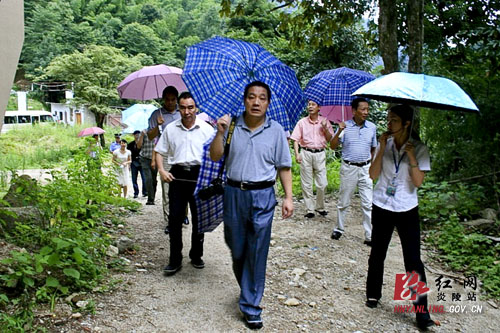 省政协副主席杨维刚来炎陵县考察调研