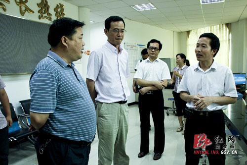 市政府督查组来炎督查网上政务服务和电子监察系统建设工作