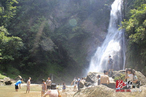 炎陵夏季＂清凉旅游＂持续火爆