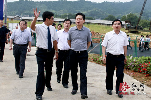 神农福地气象新--王群市长来炎考察侧记