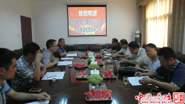 李劲松督查茶陵农技推广体系改革工作