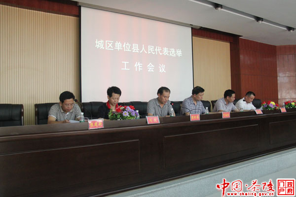 茶陵召开城区单位县人大代表选举工作会议
