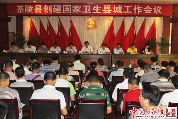 茶陵县召开创建国家卫生县城工作会议
