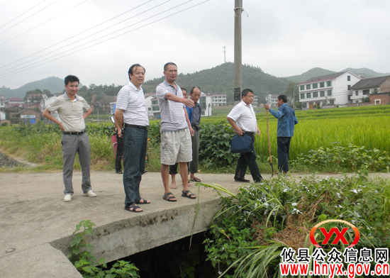 酒埠江灌区攸县中心所为共建村积极争取项目投入