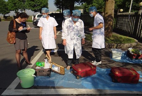 芦淞区开展突发公共卫生事件应急演练