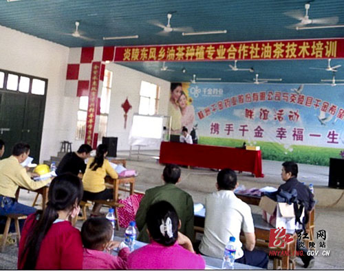 油茶专家为东风乡林农送＂秘方＂