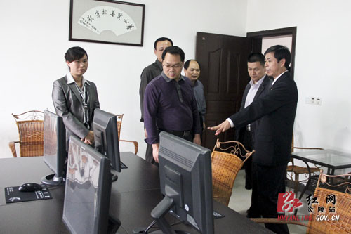 省文明办验收组复查验收炎陵县省级文明县城工作