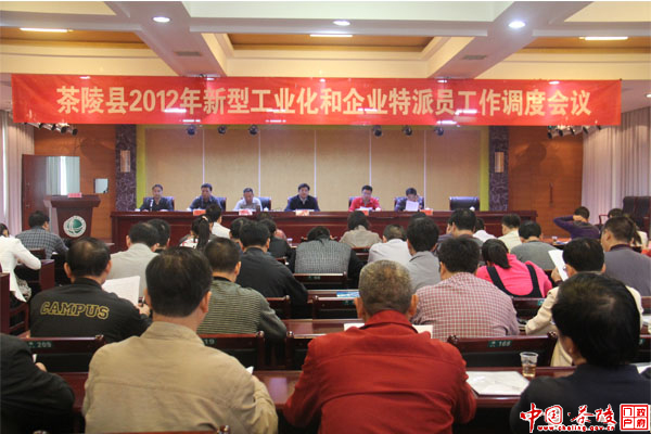 茶陵召开新型工业化和企业特派员工作调度会议