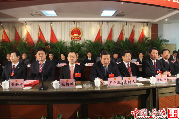 茶陵县第十六届人民代表大会第一次会议隆重开幕