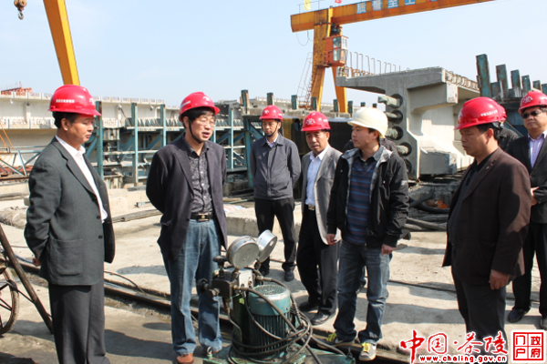 王同军莅临衡茶吉铁路HCJ-2标检查指导工作