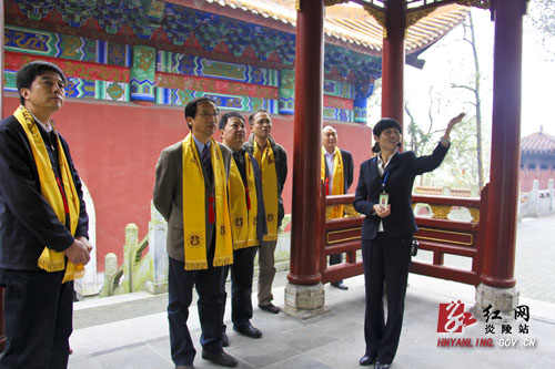 中国红十字会总会秘书长王汝鹏来炎祭祖