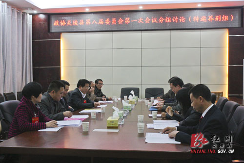 【两会直通车】县政协委员进行分组学习和讨论