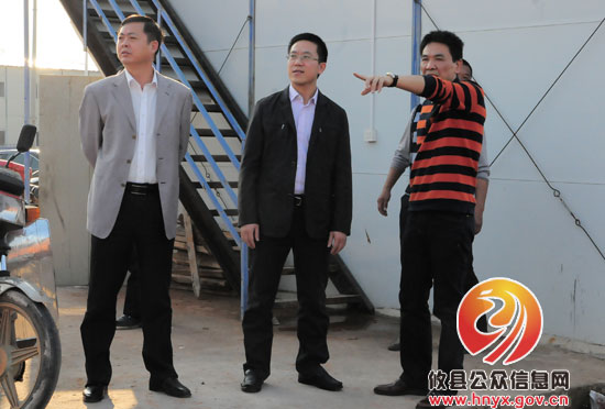 龚红果一行到联星街道办事处等地调研指导工作