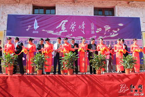 炎陵县首家茶油精深加工厂竣工投产