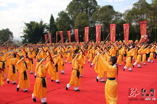 ＂八佾舞＂首次亮相炎帝神农祭祀大典