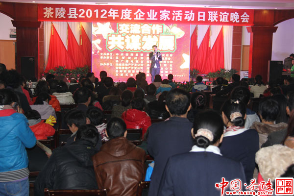 茶陵举办2012年度企业家活动日联谊晚会