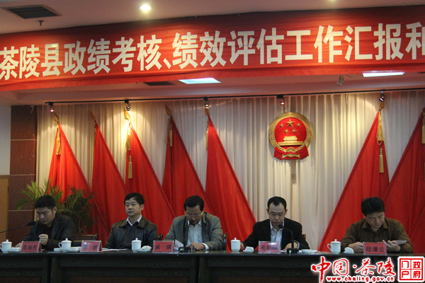茶陵县召开政绩考核民主测评大会