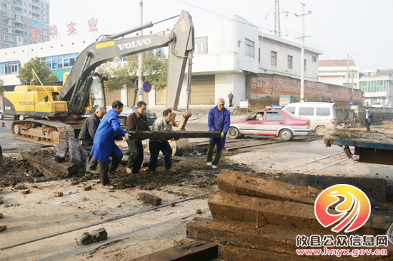 攸县化机铁路进入全面拆除阶段　政府要求该项工程在年前完成