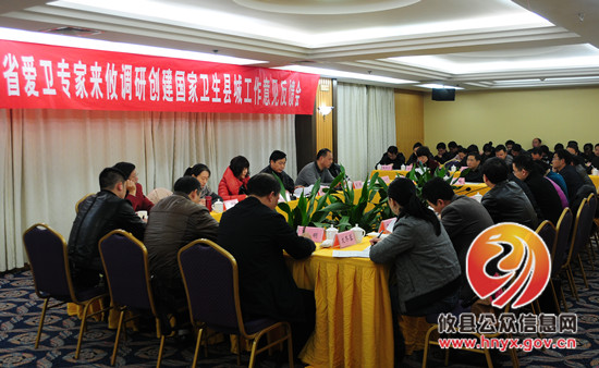 省爱卫专家来攸县调研暨攸县创建国家卫生县城意见反馈会召开