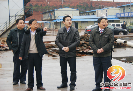 龚红果视察攸县重点工程项目建设情况