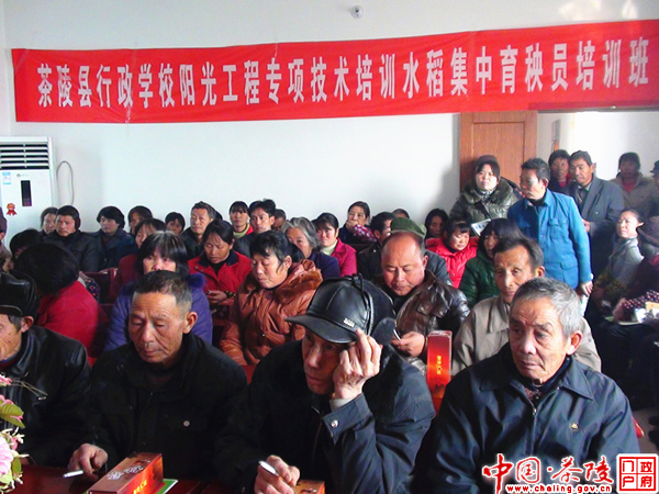 茶陵：冬春培训热火朝天 千余名农民畅享“阳光”