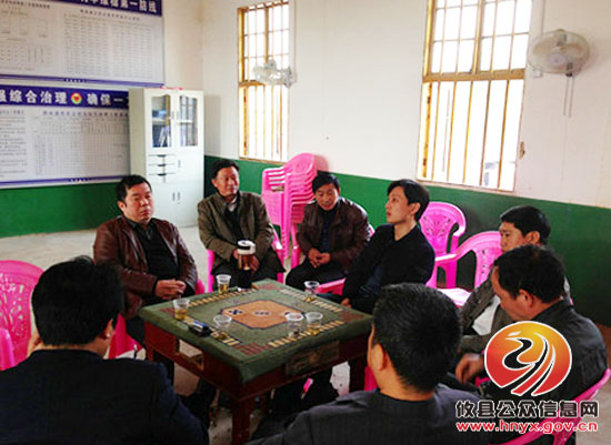 鸭塘铺乡阴山港村正式与县招投标局进行结对