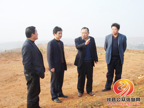 省林业厅副厅长唐苗生视察攸县春季造林和森林防火工作