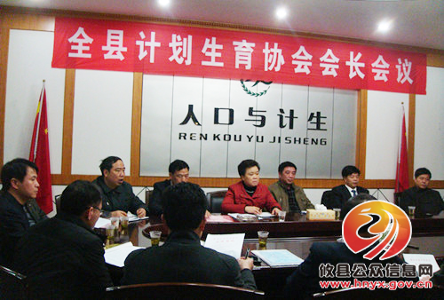 攸县召开计生协会会长会议