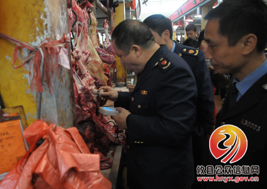 【315维权】攸县工商局提醒:一看二摸辨别注水牛肉