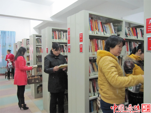 茶陵县图书馆多彩活动庆“三八”