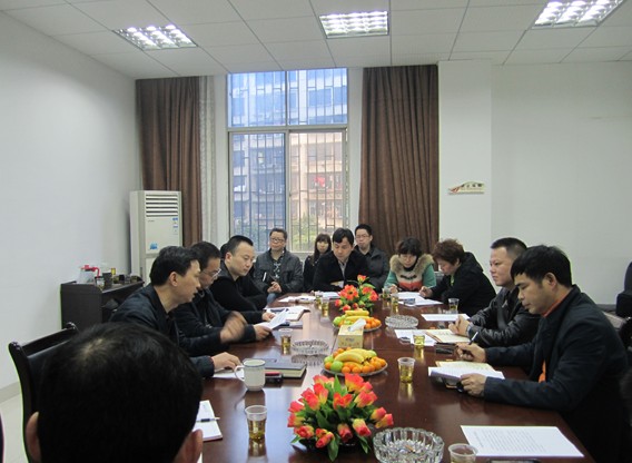 长沙市雨花区高桥街道办事处一行来市场管理局（建宁街道）考察学习