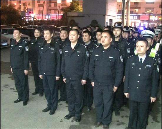 株洲县公安局组织集中清查行动