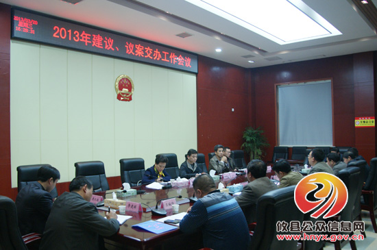 攸县人大常委会交办2013年代表建议、议案和意见