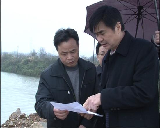 株洲市水利局局长朱剑波检查水库防汛安全
