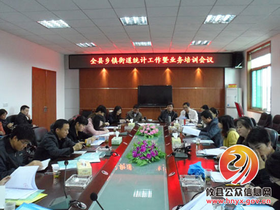 攸县统计局扎实业务培训　全力提升乡镇街道统计业务水平