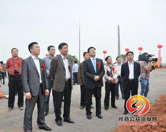 攸县再生资源产业园分拣中心奠基典礼圆满结束