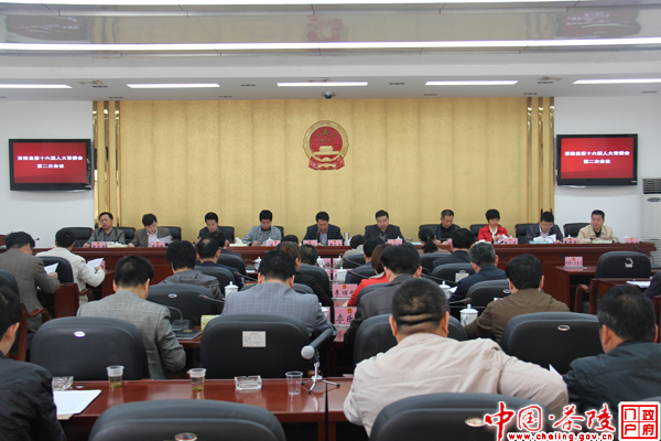 茶陵县第十六届人大常委会第二次会议召开