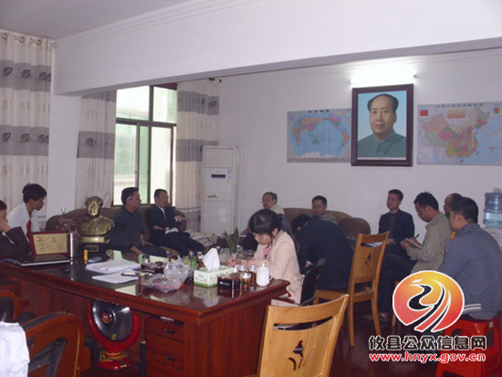 县卫生局杨建龙一行到黄丰桥镇卫生院督查指导工作