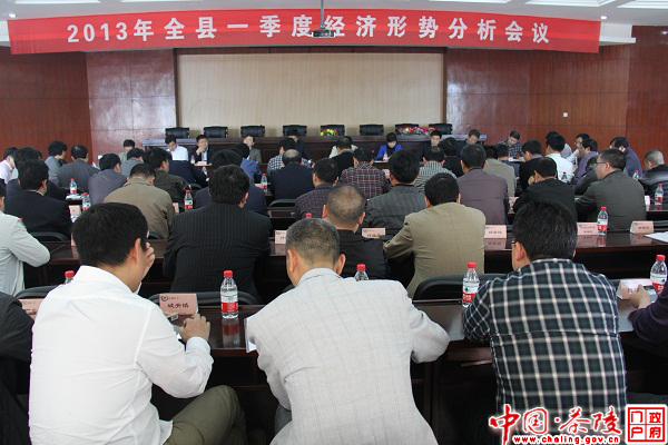 茶陵县召开2013年第一季度经济形势分析会