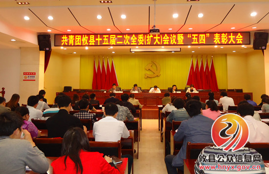共青团攸县十五届二次全委扩大会议暨五四表彰大会胜利召开