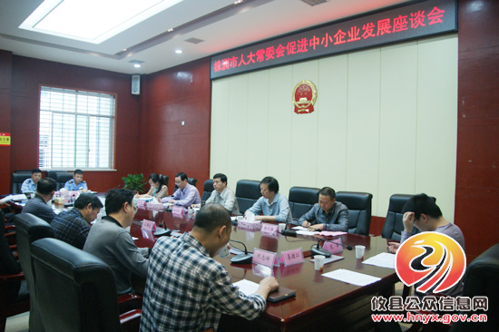 市人大杨宋虎一行来攸调研中小企业发展情况