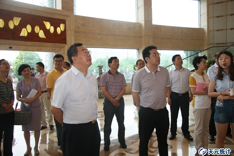 国家统计局副局长谢鸿光一行调研我区重点企业