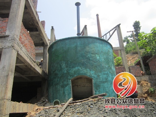 黄丰桥镇晓曙村垃圾焚化炉正式点火运行