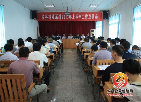 攸县林业局召开半年工作总结会