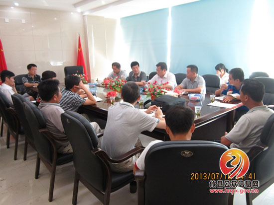 省农机局康明一行来攸调研农机工作