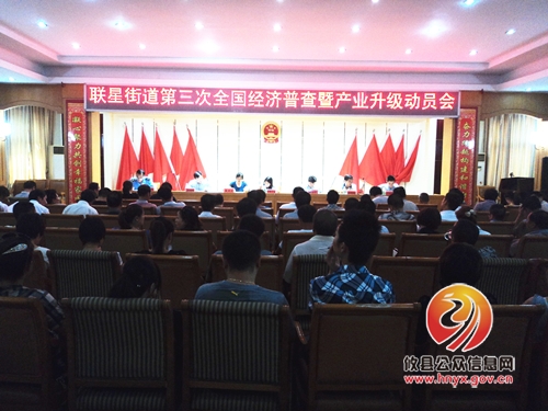 联星办事处召开第三次全国经济普查暨产业升级动员会