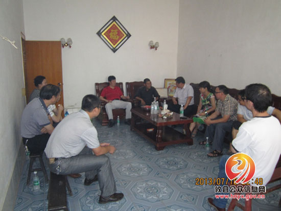 省农机局康明一行来攸调研农机工作